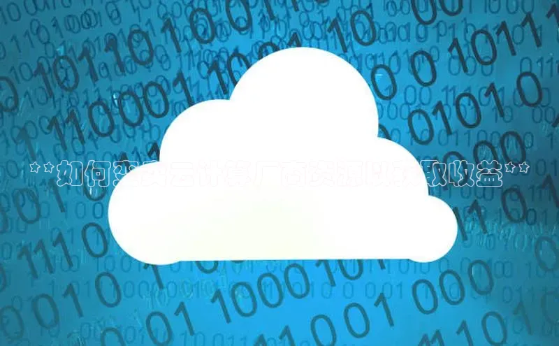 金年会哇咔哇咔文化**如何变卖云计算厂商资源以获取收益**